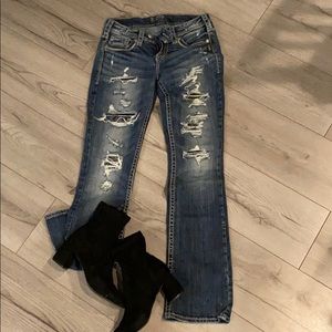 Sold ! Silver jeans